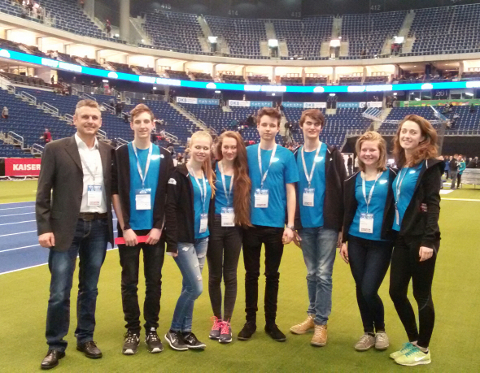 Gruppenfoto der ISTAF-Indoor-Helfer